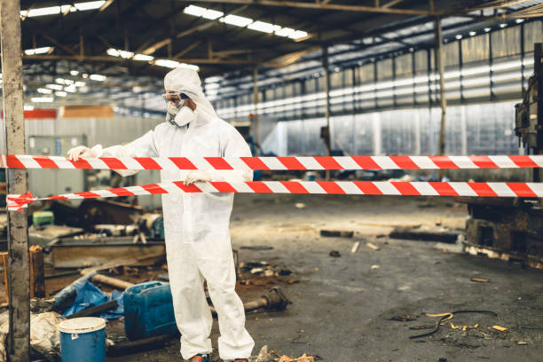 Professional Biohazard technician working in Speonk, NY